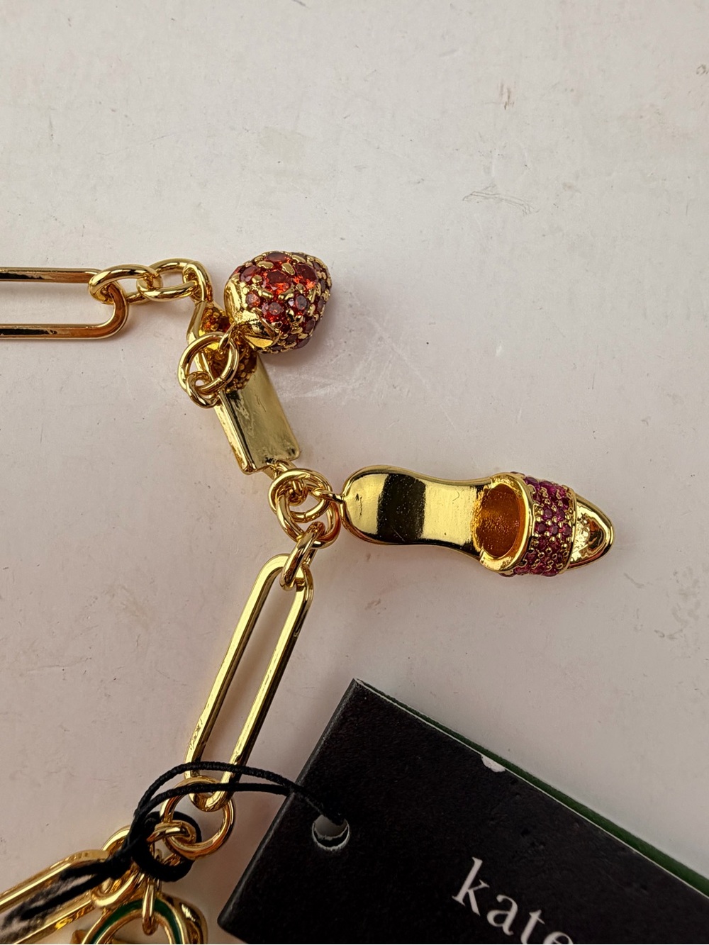 NWOT Kate Spade Gold Sweet
Treasures Charm Bracelet - Picture 11 of 16